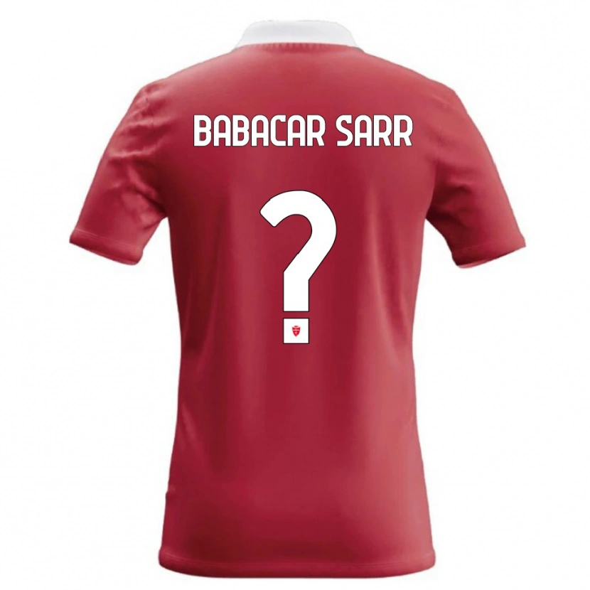 Danxen Heren Pietro Babacar Sarr #0 Rood Wit Thuisshirt Thuistenue 2026/27 T-Shirt België