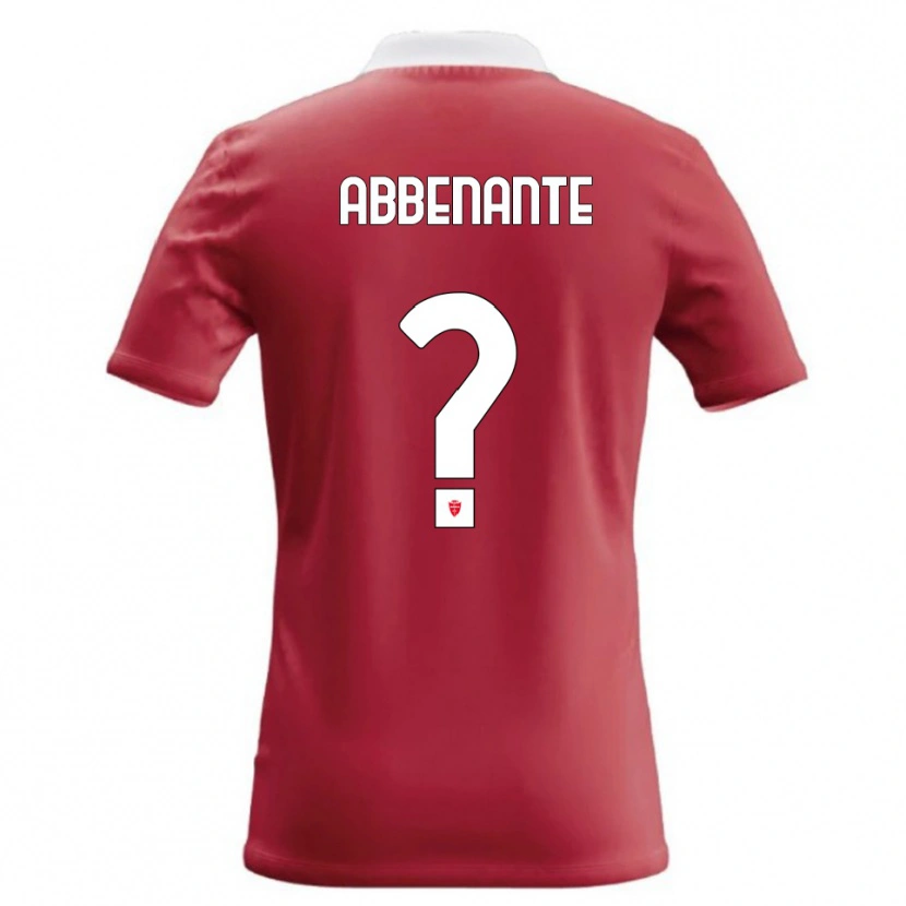 Danxen Heren Alessandro Abbenante #0 Rood Wit Thuisshirt Thuistenue 2026/27 T-Shirt België