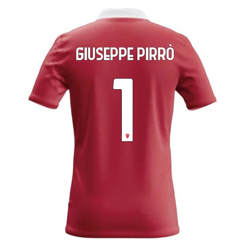 Danxen Heren Marco Giuseppe Pirrò #1 Rood Wit Thuisshirt Thuistenue 2026/27 T-Shirt België