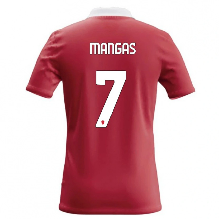 Danxen Heren Ricardo Mangas #7 Rood Wit Thuisshirt Thuistenue 2026/27 T-Shirt België