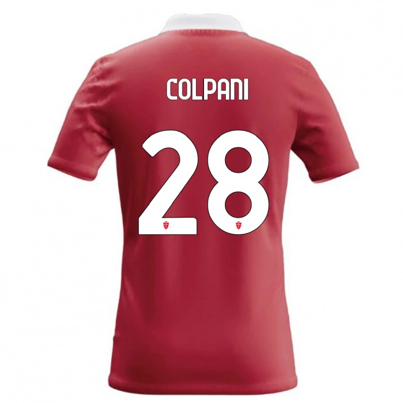 Danxen Heren Andrea Colpani #28 Rood Wit Thuisshirt Thuistenue 2026/27 T-Shirt België