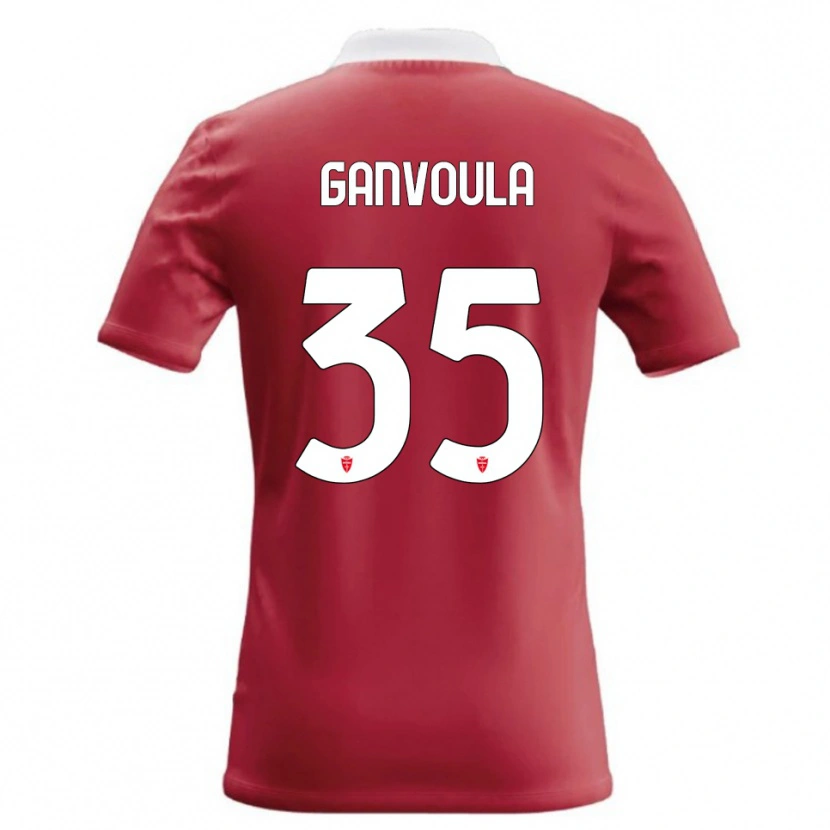 Danxen Heren Silvere Ganvoula #35 Rood Wit Thuisshirt Thuistenue 2026/27 T-Shirt België
