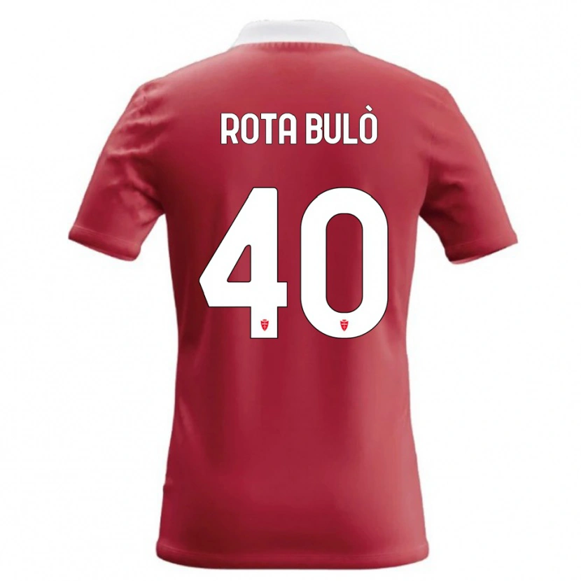 Danxen Heren Pietro Rota Bulò #40 Rood Wit Thuisshirt Thuistenue 2026/27 T-Shirt België