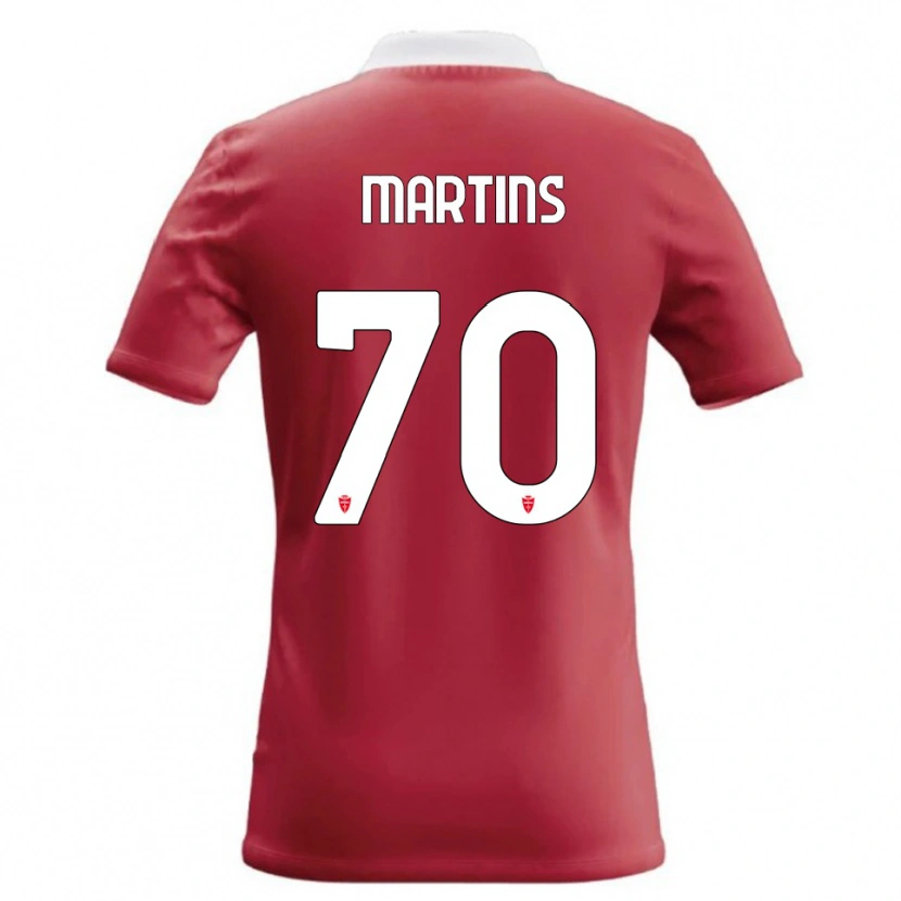 Danxen Heren Kevin Martins #70 Rood Wit Thuisshirt Thuistenue 2026/27 T-Shirt België