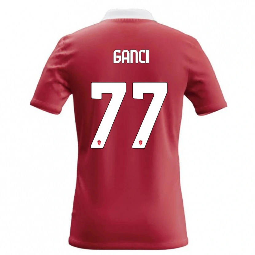 Danxen Heren Daniele Ganci #77 Rood Wit Thuisshirt Thuistenue 2026/27 T-Shirt België