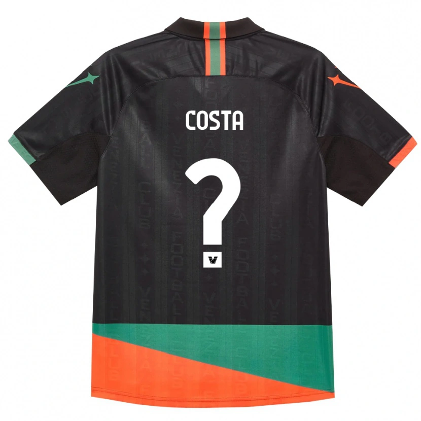 Danxen Heren Ludovico Costa #0 Zwart Oranje Groen Thuisshirt Thuistenue 2026/27 T-Shirt België