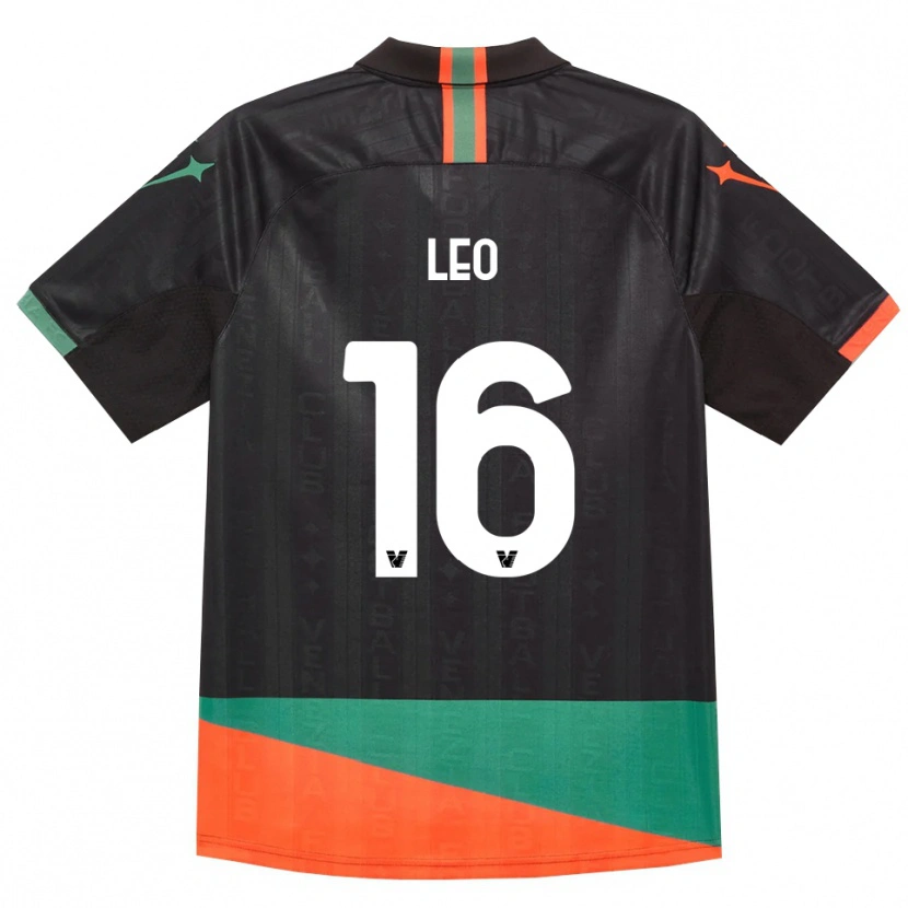 Danxen Heren Andrea Leo #16 Zwart Oranje Groen Thuisshirt Thuistenue 2026/27 T-Shirt België