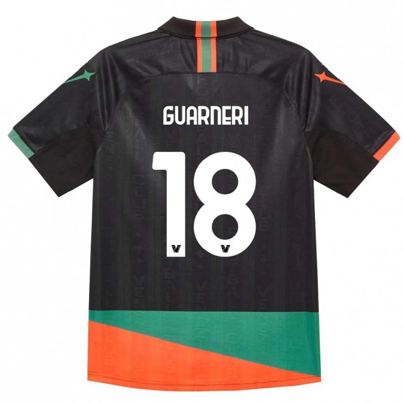 Danxen Heren Davide Guarneri #18 Zwart Oranje Groen Thuisshirt Thuistenue 2026/27 T-Shirt België