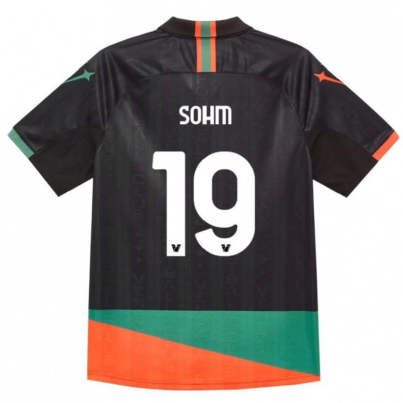 Danxen Heren Simon Sohm #19 Zwart Oranje Groen Thuisshirt Thuistenue 2026/27 T-Shirt België