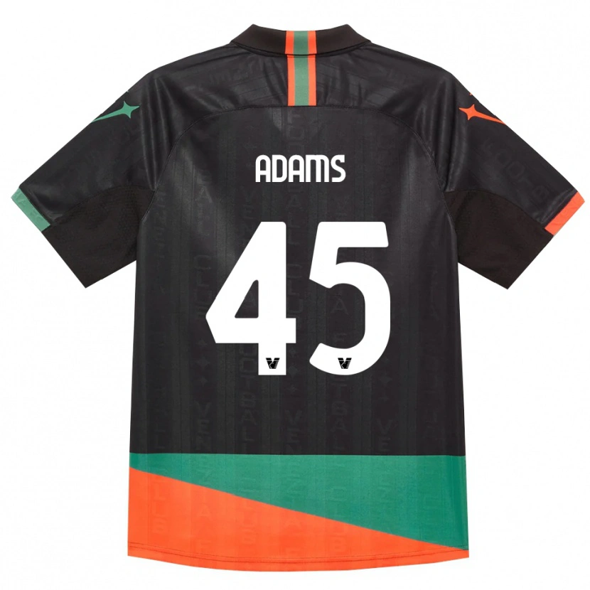 Danxen Heren Akor Adams #45 Zwart Oranje Groen Thuisshirt Thuistenue 2026/27 T-Shirt België