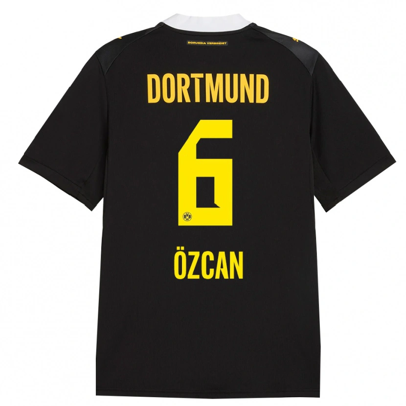 Danxen Heren Salih Ozcan #6 Zwart Rood Geel Uitshirt Uittenue 2026/27 T-Shirt België