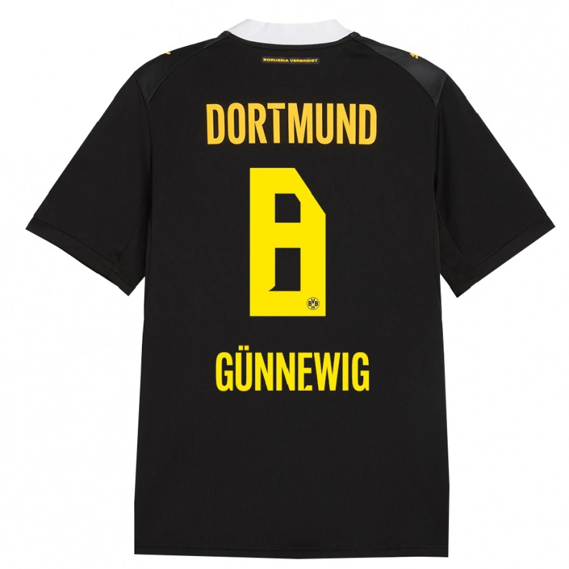 Danxen Heren Noreen Günnewig #8 Zwart Rood Geel Uitshirt Uittenue 2026/27 T-Shirt België