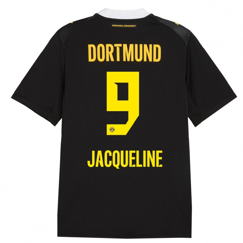 Danxen Heren Moreno Jacqueline #9 Zwart Rood Geel Uitshirt Uittenue 2026/27 T-Shirt België