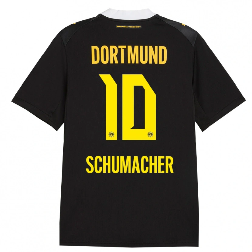 Danxen Heren Rita Schumacher #10 Zwart Rood Geel Uitshirt Uittenue 2026/27 T-Shirt België