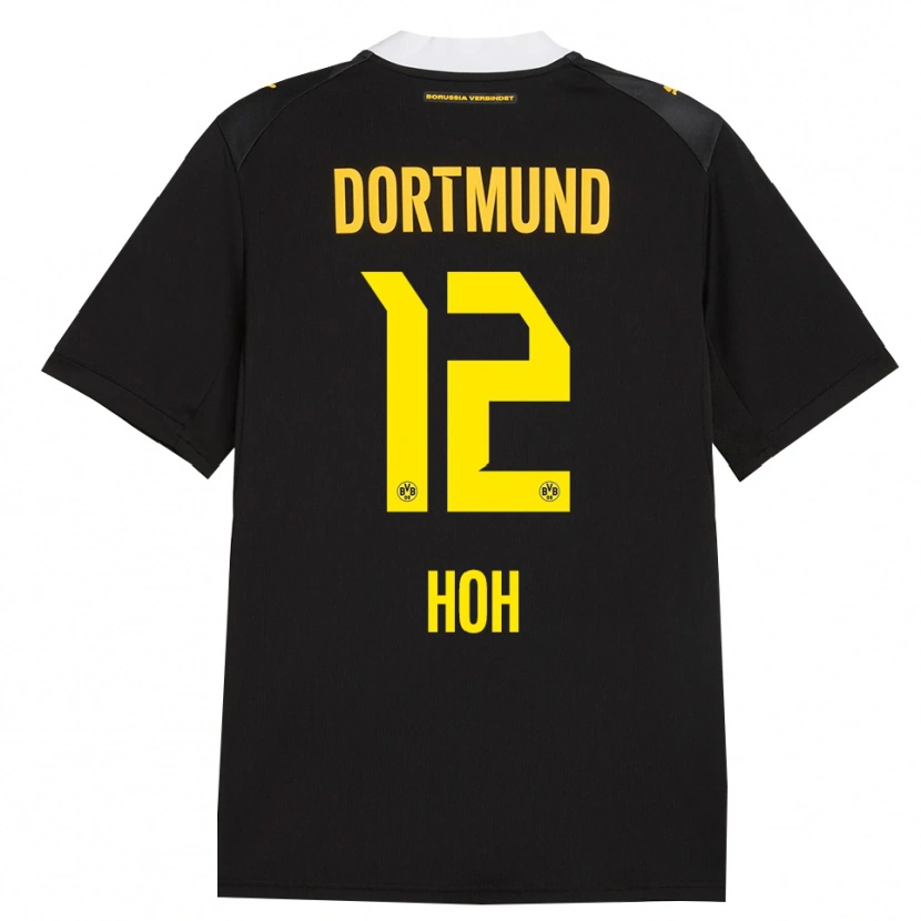 Danxen Heren Hendrik Hoh #12 Zwart Rood Geel Uitshirt Uittenue 2026/27 T-Shirt België