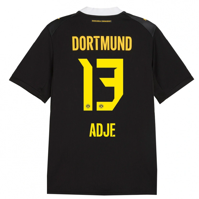 Danxen Heren Miguel Adje #13 Zwart Rood Geel Uitshirt Uittenue 2026/27 T-Shirt België
