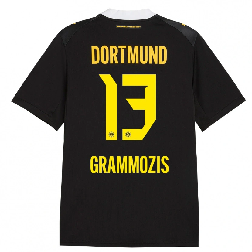Danxen Heren Athanasios Grammozis #13 Zwart Rood Geel Uitshirt Uittenue 2026/27 T-Shirt België