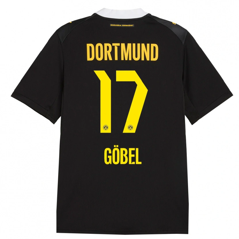 Danxen Heren Patrick Göbel #17 Zwart Rood Geel Uitshirt Uittenue 2026/27 T-Shirt België