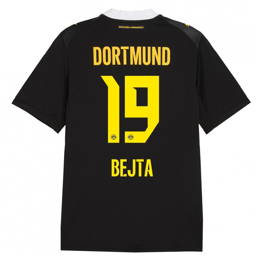 Danxen Heren Adriano Bejta #19 Zwart Rood Geel Uitshirt Uittenue 2026/27 T-Shirt België