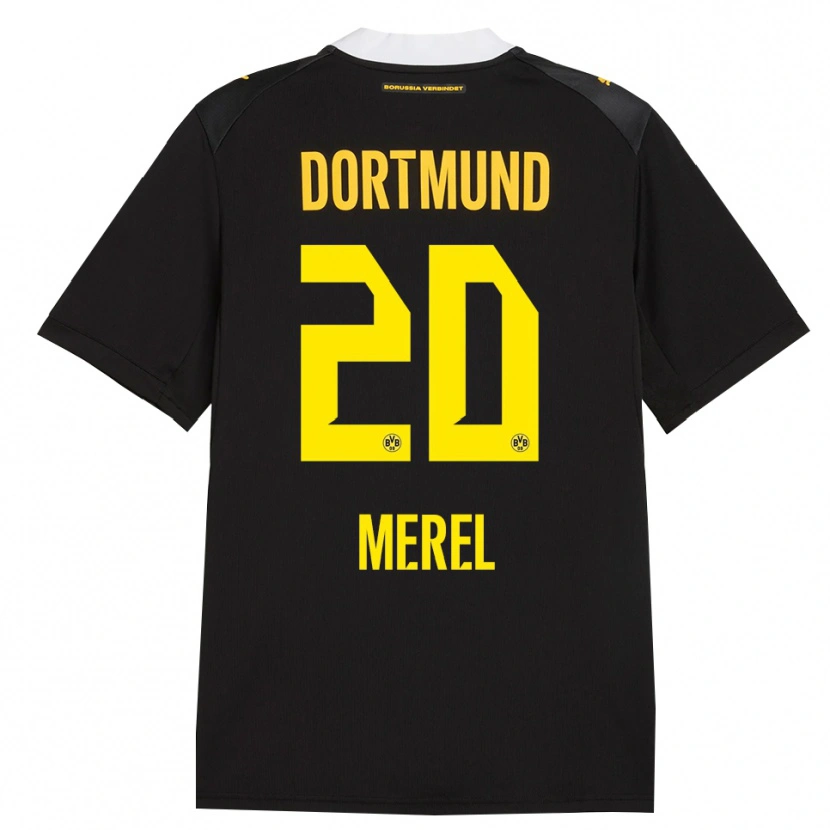 Danxen Heren Freriks Merel #20 Zwart Rood Geel Uitshirt Uittenue 2026/27 T-Shirt België