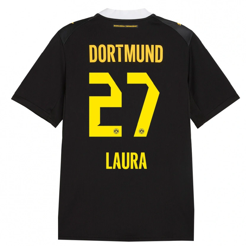 Danxen Heren Van Der Heijden Laura #27 Zwart Rood Geel Uitshirt Uittenue 2026/27 T-Shirt België