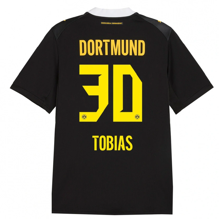 Danxen Heren Vogt Tobias #30 Zwart Rood Geel Uitshirt Uittenue 2026/27 T-Shirt België