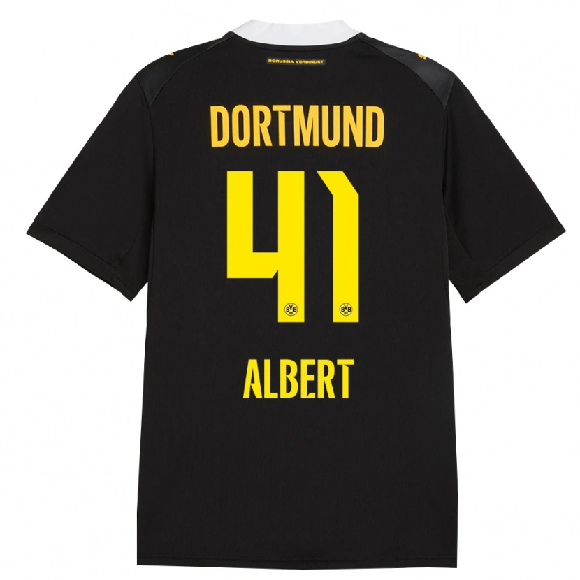 Danxen Heren Mathis Albert #41 Zwart Rood Geel Uitshirt Uittenue 2026/27 T-Shirt België