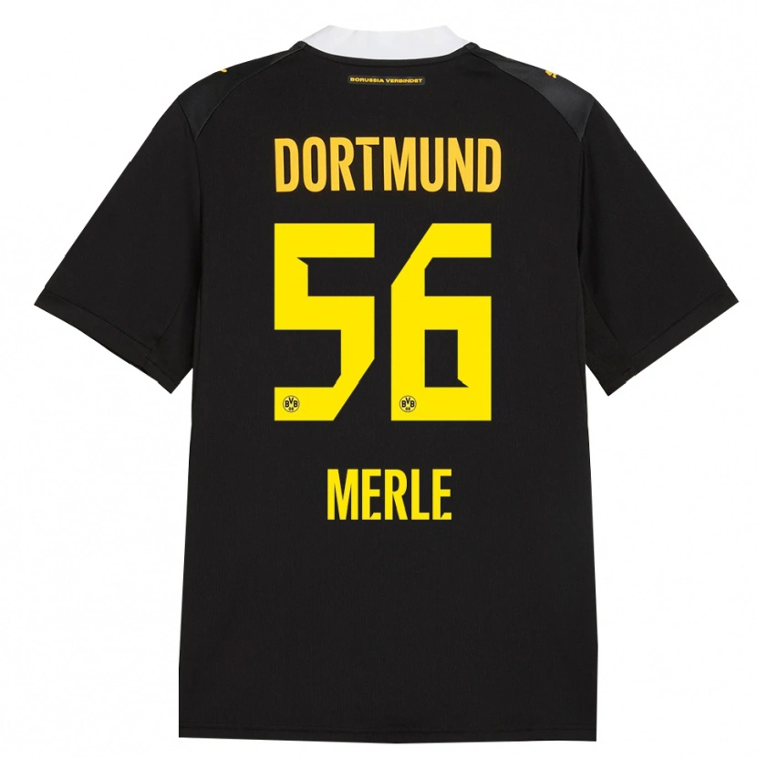 Danxen Heren Albers Merle #56 Zwart Rood Geel Uitshirt Uittenue 2026/27 T-Shirt België