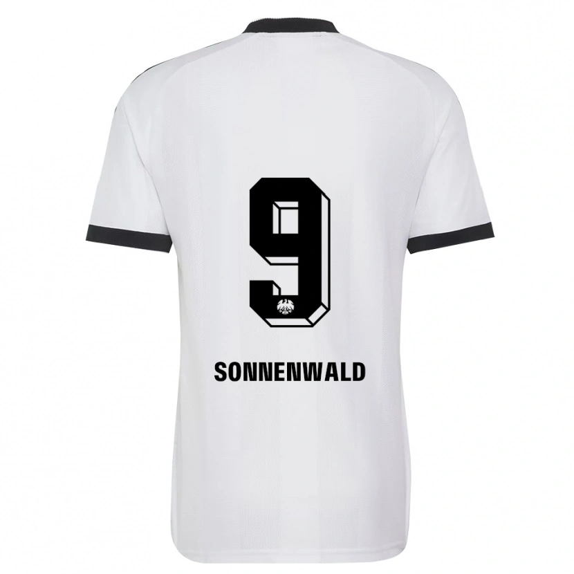 Danxen Heren Lukas Sonnenwald #9 Zwart Wit Uitshirt Uittenue 2026/27 T-Shirt België