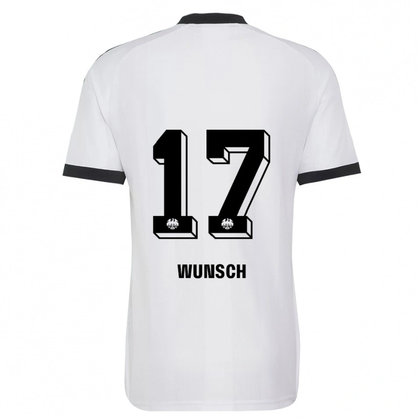 Danxen Heren Paul Wünsch #17 Zwart Wit Uitshirt Uittenue 2026/27 T-Shirt België
