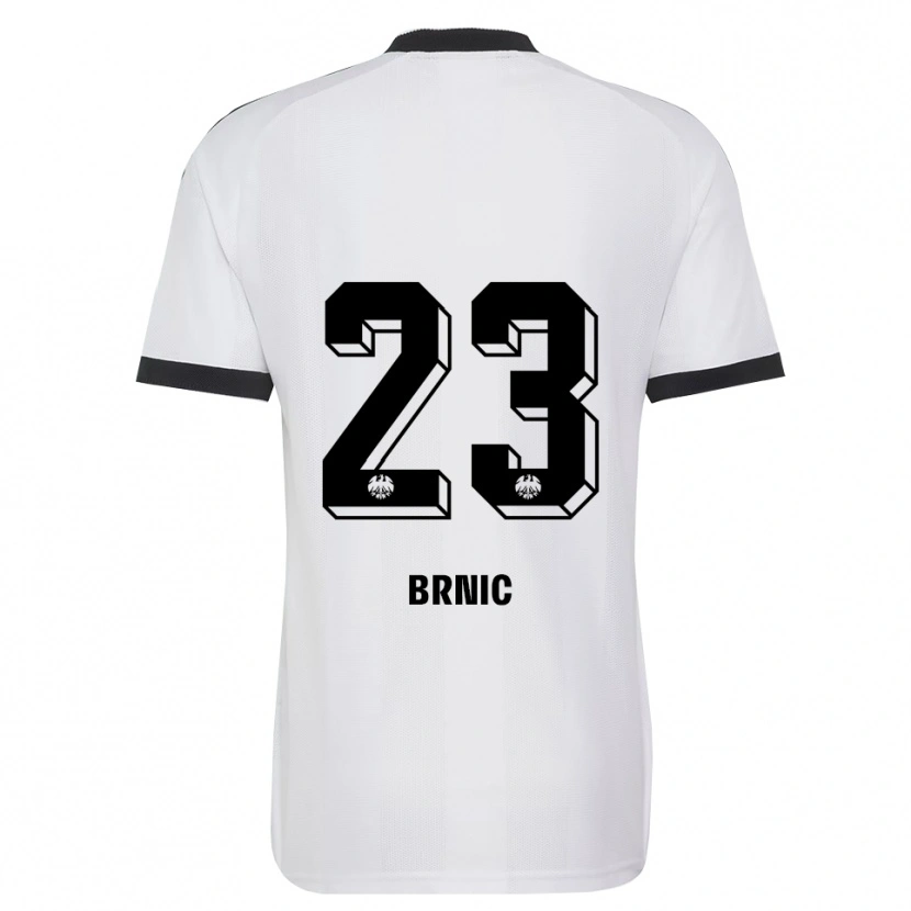 Danxen Heren Luka Brnic #23 Zwart Wit Uitshirt Uittenue 2026/27 T-Shirt België