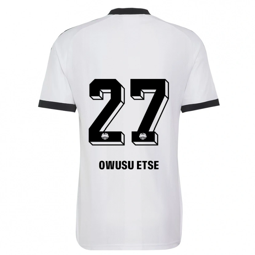 Danxen Heren Collin Owusu Etse #27 Zwart Wit Uitshirt Uittenue 2026/27 T-Shirt België