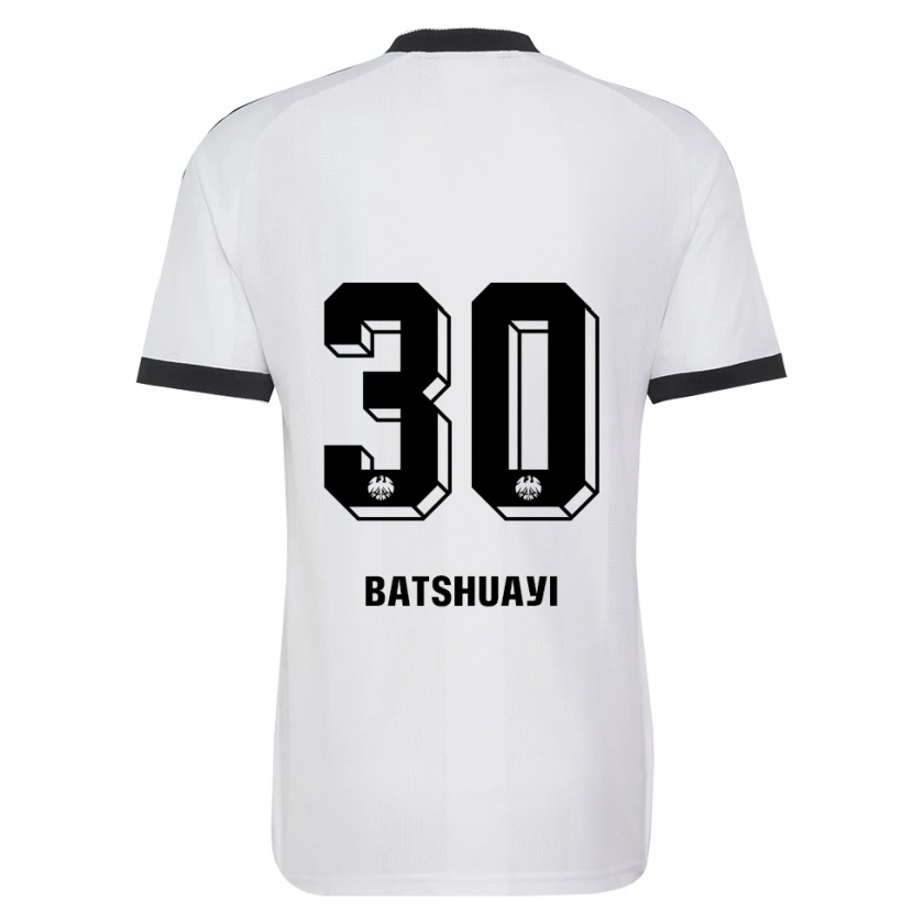 Danxen Heren Michy Batshuayi #30 Zwart Wit Uitshirt Uittenue 2026/27 T-Shirt België