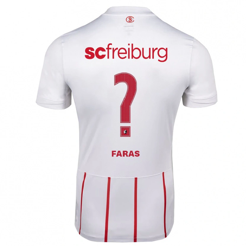 Danxen Heren Noël Faras #0 Wit Rood Geel Uitshirt Uittenue 2026/27 T-Shirt België