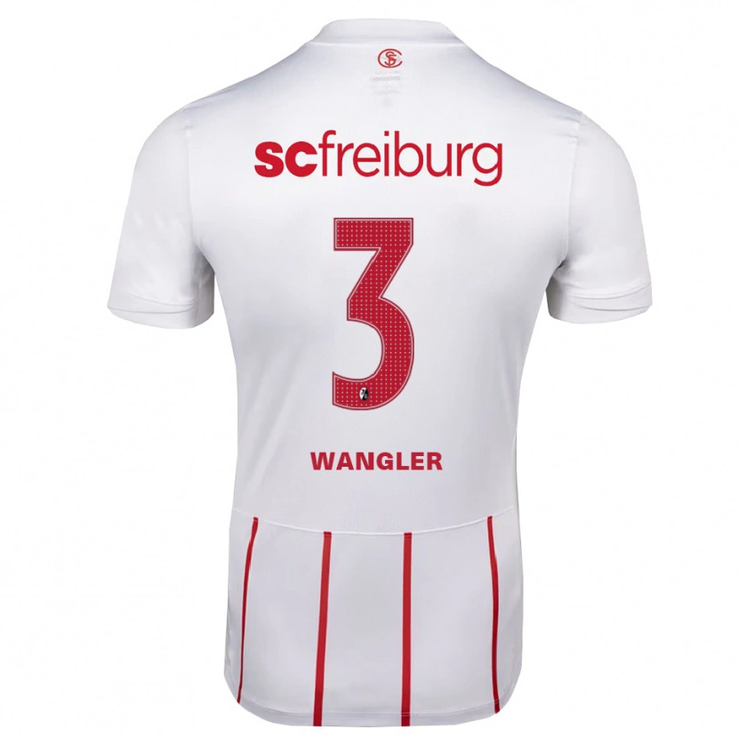 Danxen Heren Tim Wangler #3 Wit Rood Geel Uitshirt Uittenue 2026/27 T-Shirt België