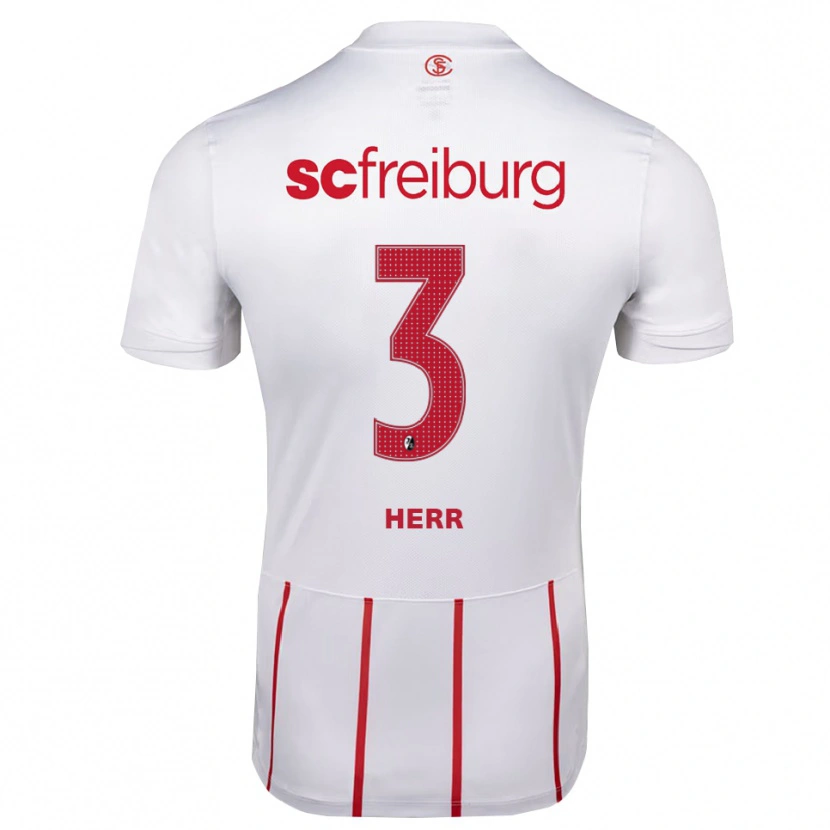 Danxen Heren Ben Herr #3 Wit Rood Geel Uitshirt Uittenue 2026/27 T-Shirt België
