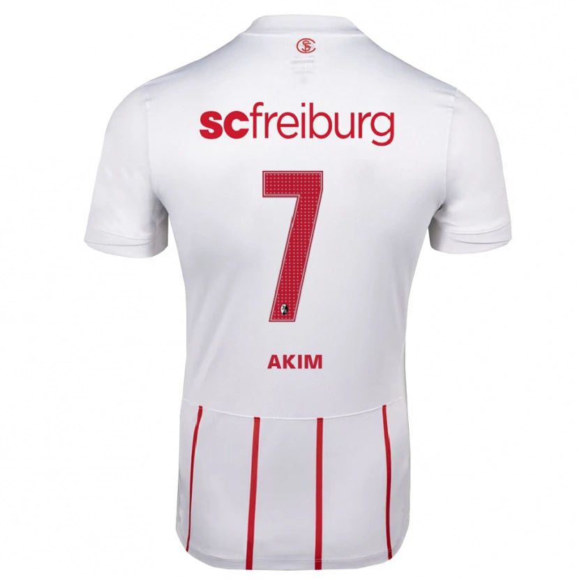 Danxen Heren Akim Schnerring #7 Wit Rood Geel Uitshirt Uittenue 2026/27 T-Shirt België