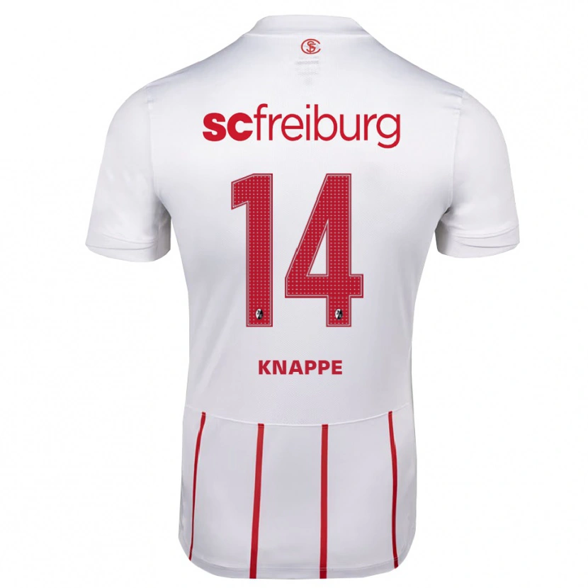 Danxen Heren Davino Knappe #14 Wit Rood Geel Uitshirt Uittenue 2026/27 T-Shirt België