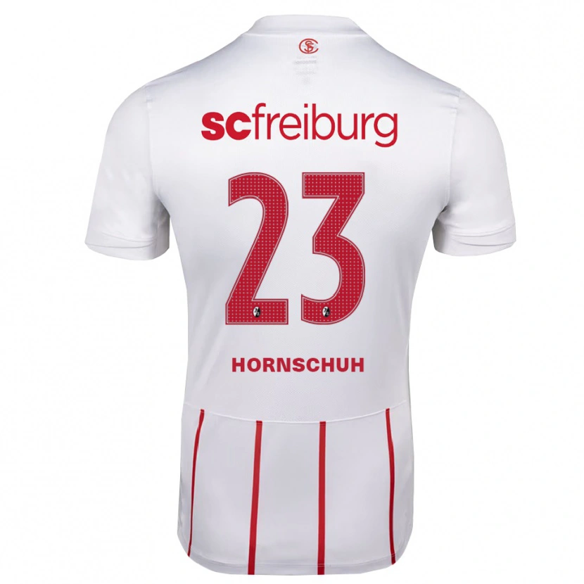 Danxen Heren Marc Hornschuh #23 Wit Rood Geel Uitshirt Uittenue 2026/27 T-Shirt België