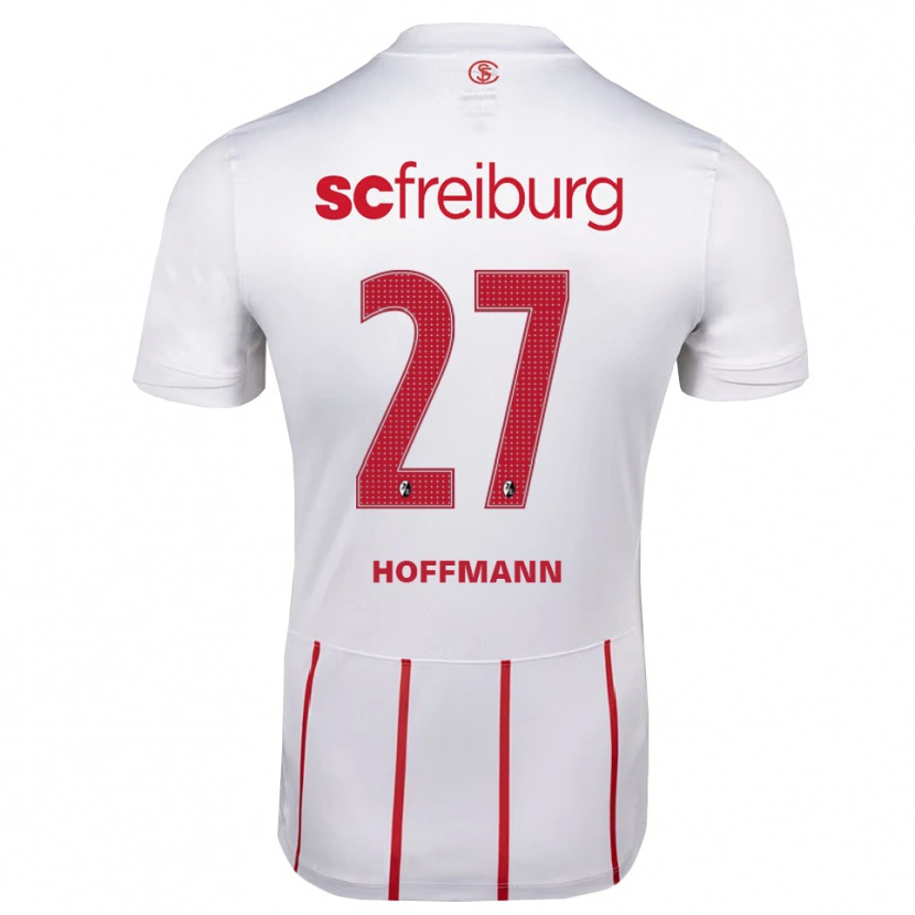 Danxen Heren Giovanna Hoffmann #27 Wit Rood Geel Uitshirt Uittenue 2026/27 T-Shirt België