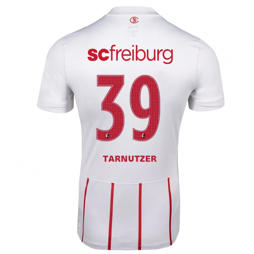Danxen Heren Rouven Tarnutzer #39 Wit Rood Geel Uitshirt Uittenue 2026/27 T-Shirt België
