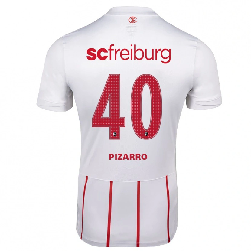 Danxen Heren Théodore Pizarro #40 Wit Rood Geel Uitshirt Uittenue 2026/27 T-Shirt België
