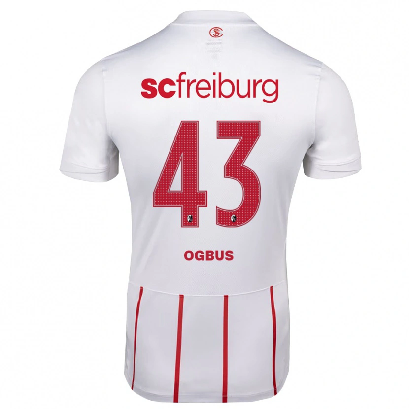 Danxen Heren Bruno Ogbus #43 Wit Rood Geel Uitshirt Uittenue 2026/27 T-Shirt België
