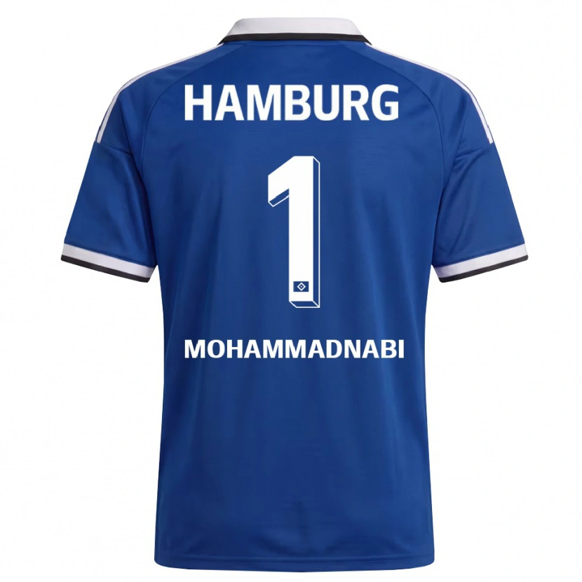 Danxen Heren Benjamin Mohammadnabi #1 Wit Blauw Uitshirt Uittenue 2026/27 T-Shirt België
