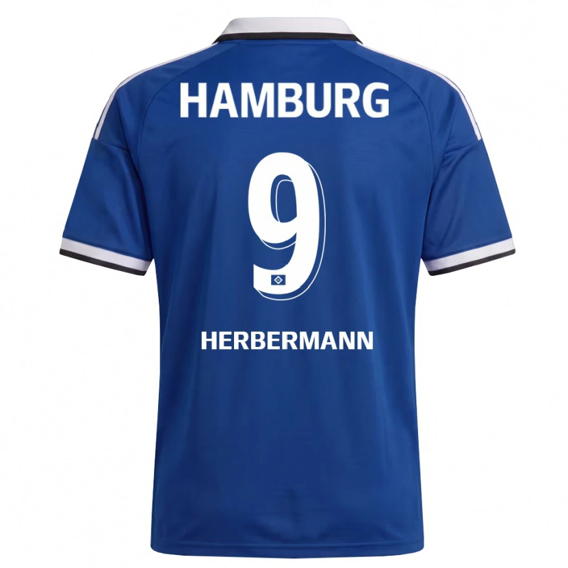 Danxen Heren Kevin Herbermann #9 Wit Blauw Uitshirt Uittenue 2026/27 T-Shirt België