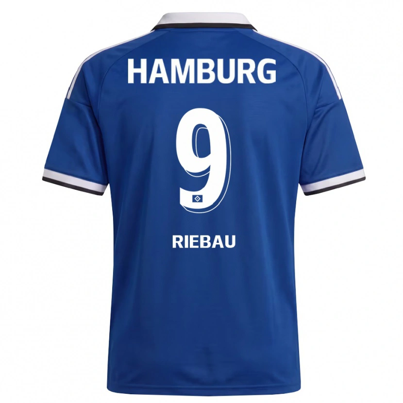 Danxen Heren Henry Riebau #9 Wit Blauw Uitshirt Uittenue 2026/27 T-Shirt België