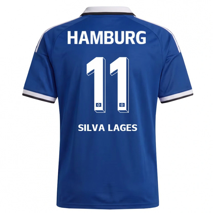 Danxen Heren Martim Silva Lages #11 Wit Blauw Uitshirt Uittenue 2026/27 T-Shirt België