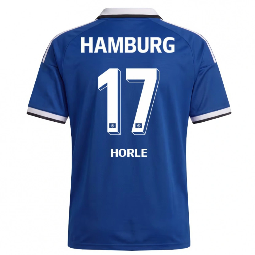 Danxen Heren Tim Niclas Hörle #17 Wit Blauw Uitshirt Uittenue 2026/27 T-Shirt België