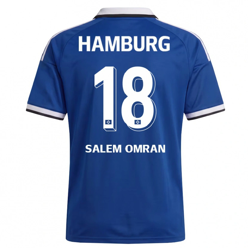 Danxen Heren Amir Salem Omran #18 Wit Blauw Uitshirt Uittenue 2026/27 T-Shirt België