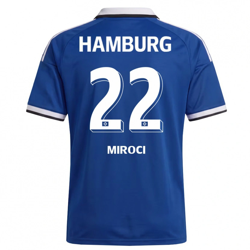 Danxen Heren Dionart Miroci #22 Wit Blauw Uitshirt Uittenue 2026/27 T-Shirt België